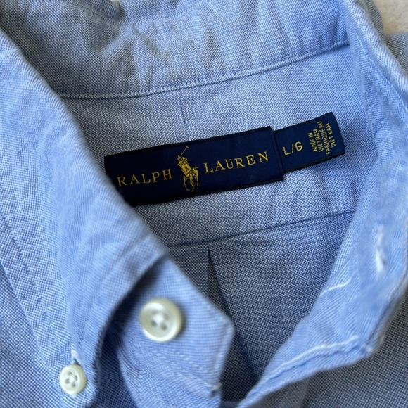 Men’s Ralph Lauren Classic Oxford - Blue - Size: Large - Picture 2 of 2